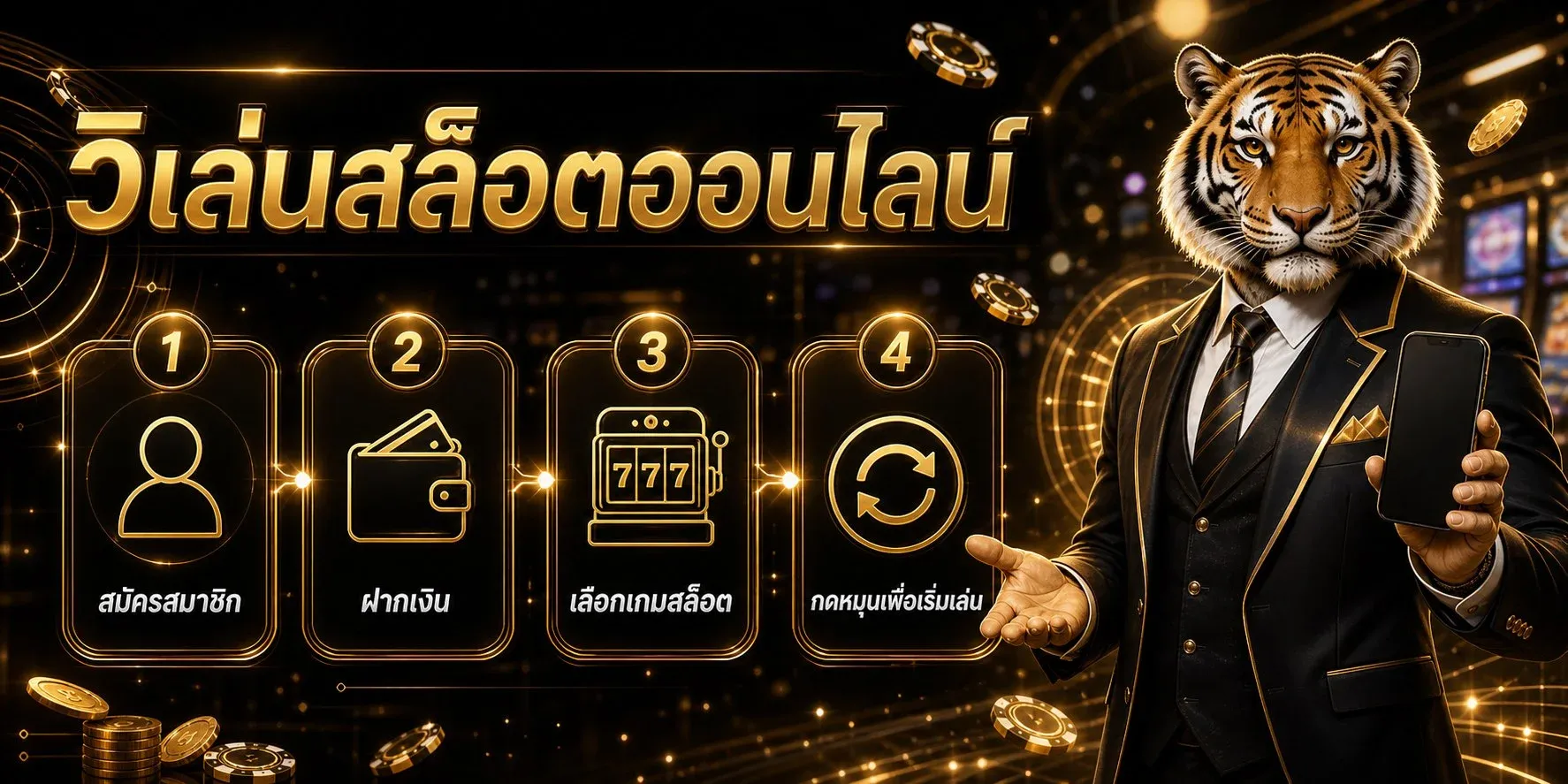 แบนเนอร์โปรโมชั่นต้อนรับสมาชิกใหม่ KINGKONG VIP